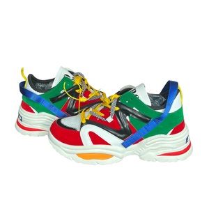 Stylish Multi-Color Platform Women Sneakers